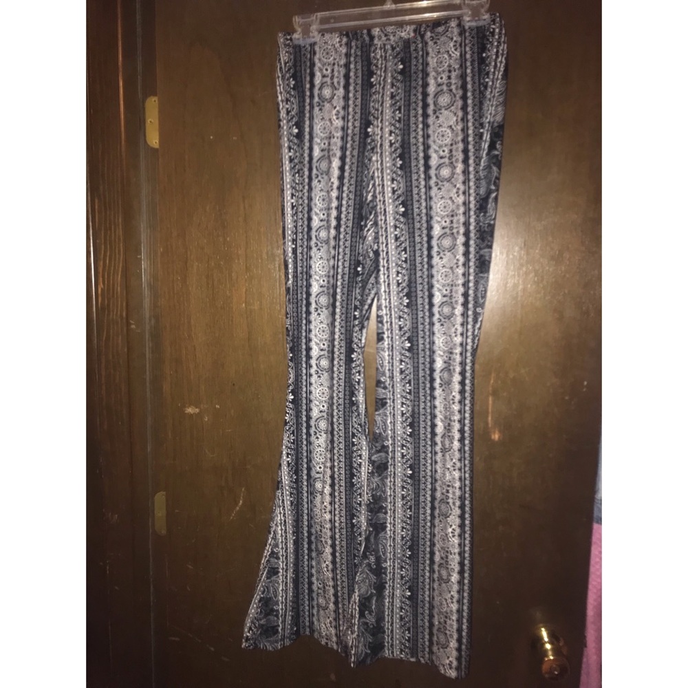 designed flared pants